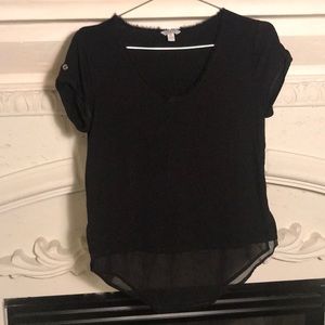 Black guess blouse